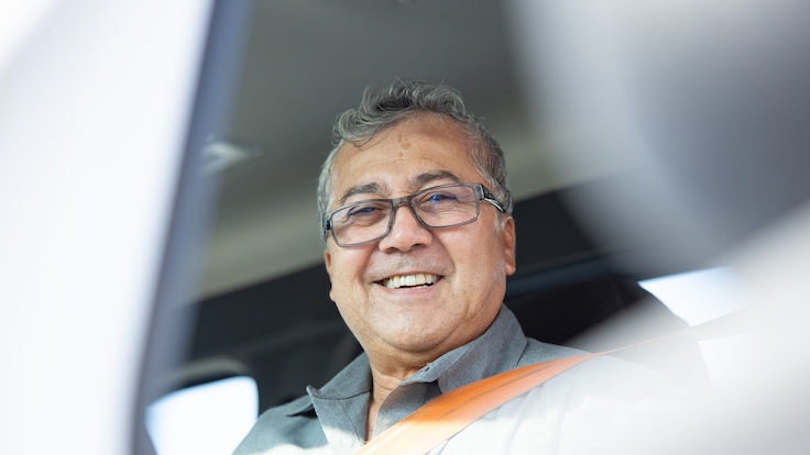 Linde truck driver